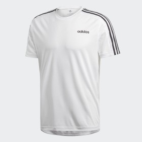 adidas D2M Tee 3S Erkek Beyaz Tişört DU1242