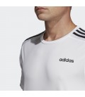 adidas D2M Tee 3S Erkek Beyaz Tişört DU1242