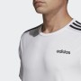 adidas D2M Tee 3S Erkek Beyaz Tişört DU1242