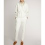 Massimo Dutti Kadın Beyaz Kapüşonlu Sweatshirt 6849/679/251