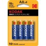 Kodak Max Alkalin Kalem Pil Aa 4 Lü