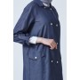Armine Mevsimlik Kap İndigo 9Y7727