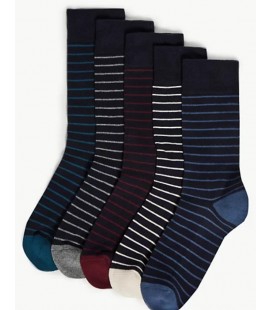 Marks&Spencer 5'li Cool & Fresh ™ Yastıklamalı Çorap