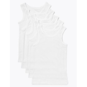 Marks & Spencer Erkek Atlet Normal Kesim Atlet 5'li Paket T71/6851
