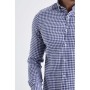 Hatemoğlu Kareli Slim Fit Lacivert Gömlek 18D190000486