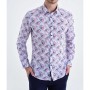 Hatemoğlu Desenli Slim Fit MOR Gömlek 18D190000888