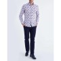 Hatemoğlu Desenli Slim Fit MOR Gömlek 18D190000888