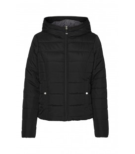 Vero Moda Kadın Siyah Kapüşonlu Hafif Şişme Mont VMSIMONE AW19 HOODY