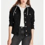 Mavi Melissa Kapüşonlu Gri Jean Ceket 110547-30595