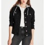 Mavi Melissa Kapüşonlu Gri Jean Ceket 110547-30595