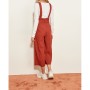 Trendyolmilla  Kiremit Kemerli İnce Fitilli Kadife Tulum TCLSS19ST0019