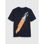 Gap Erkek Çocuk  Grafik Değişen Pullu T-Shirt 313564821