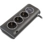 S-Link SPGX-33 1.5m 3Lü Çocuk Korumalı 1.5mm2 Tam Bakır Kablolu Grup Priz