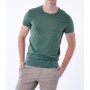 Dufy Yeşil Bisiklet Yaka Düz Erkek T-SHIRT DU1999041004