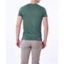 Dufy Yeşil Bisiklet Yaka Düz Erkek T-SHIRT DU1999041004