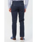 Altınyıldız Classics Erkek Lacivert Slim Fit Desenli Pantolon 4A0120200024