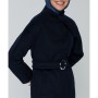 Armine Kaşe Pardesü Lacivert 9K8824