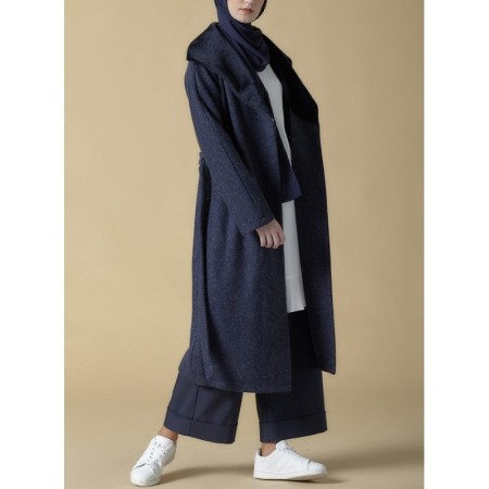 Armine Kemerli Hırka Lacivert 9K5801