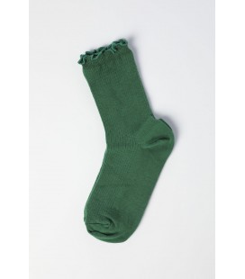 Armalife Fırfırlı Çorap Çimen Yeşili 0211