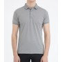 Hatemoğlu Desenli Polo Yaka Gri T-shirt 35363018C014