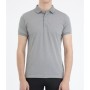 Hatemoğlu Desenli Polo Yaka Gri T-shirt 35363018C014