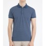 Hatemoğlu Desenli Polo Yaka Mavi T-shirt 35363018C014