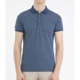 Hatemoğlu Desenli Polo Yaka Mavi T-shirt 35363018C014