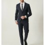 Altınyıldız Classics Slim Fit Dar Kesim Düz Lacivert Su Geçirmez Nano Takım Elbise TS3010000011