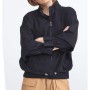 Xint Kadın Dik Yaka Pamuklu Rahat Kesim Siyah Sweatshirt 400258