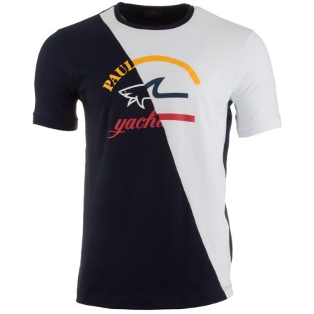 Paul & Shark Cotton Lacivert Erkek Tişört E19P1087