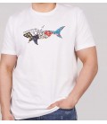 Paul & Shark Erkek Beyaz Tişört E19P1112