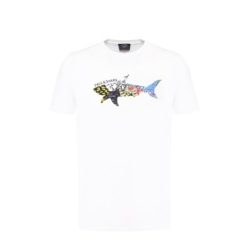 Paul & Shark Erkek Beyaz Tişört E19P1112