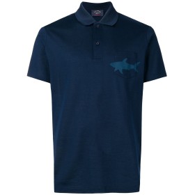 Paul & Shark Cotton Lacivert Polo Yaka Erkek Tişört E19P1301