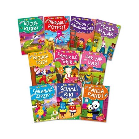 Mini Masallar Seti 1 (10 Kitap) - Müjgan Şeyhi