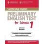 Cambridge Preliminary English Test for Schools 1 by Cambridge ESOL