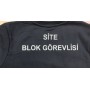 Site Blok Görevlisi Baskılı Sweatshirt