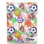 Rhino 80 Yaprak PP Kapak Desenli Kareli Defter