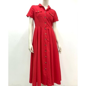 Deniz Butik Kadın Kırmızı Elbise HOTELB0097