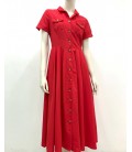 Deniz Butik Kadın Kırmızı Elbise HOTELB0097