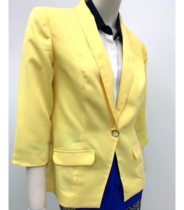 Joymiss Kadın Sarı Ceket 10721