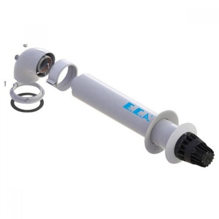 ECA Yoğuşmalı Baca Seti 7006990058 Yatay Baca Kiti 76 cm