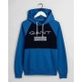 Gant Erkek Kapüşonlu Sweatshirt 2047012 Lacivert Mavi