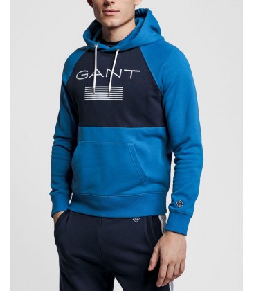 Gant Erkek Kapüşonlu Sweatshirt 2047012 Lacivert Mavi