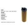 Mercedes Orjinal Ts Oil Filter Element A654 184 00 25