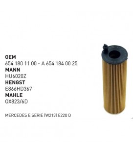 Mercedes Orjinal Ts Oil Filter Element A654 184 00 25