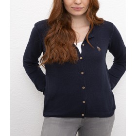 U.S Polo Lacivert Triko Kız Çocuk Hırka Basic G084cs0thp02