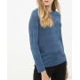 Koton Kadın Desenli Kazak - İndigo 7KAK17538HK740