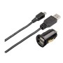 Hama HM.93772 Araç Şarj Cihazı 2xUSB"Picco"&MiniUSB Kablo,2000mA