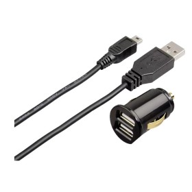Hama HM.93772 Araç Şarj Cihazı 2xUSB"Picco"&MiniUSB Kablo,2000mA