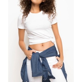 Defacto Kadın Basic Beyaz T-shirt I1062AZ